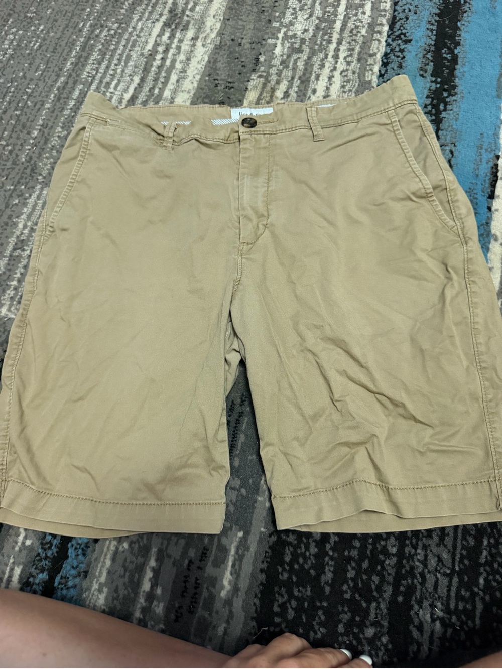 Goodfellow & Co Tan Flat Front Cotton Shorts